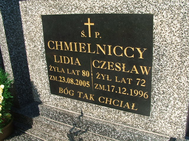 Czesław Chmielnicki 1925 Bielsk Podlaski - Grobonet - Wyszukiwarka osób pochowanych