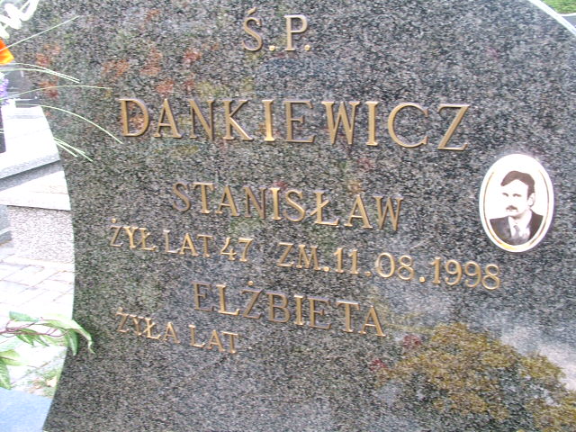 Stanisław Dankiewicz 1951 Bielsk Podlaski - Grobonet - Wyszukiwarka osób pochowanych