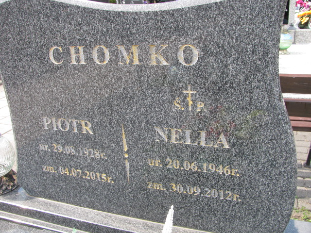 Nella Chomko 1946 Bielsk Podlaski - Grobonet - Wyszukiwarka osób pochowanych