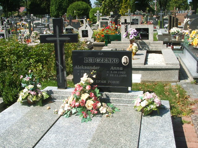 Grób Aleksander Lubczenko