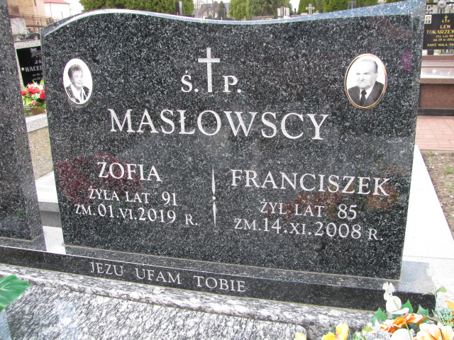 Zofia Masłowska  1928 Bielsk Podlaski - Grobonet - Wyszukiwarka osób pochowanych