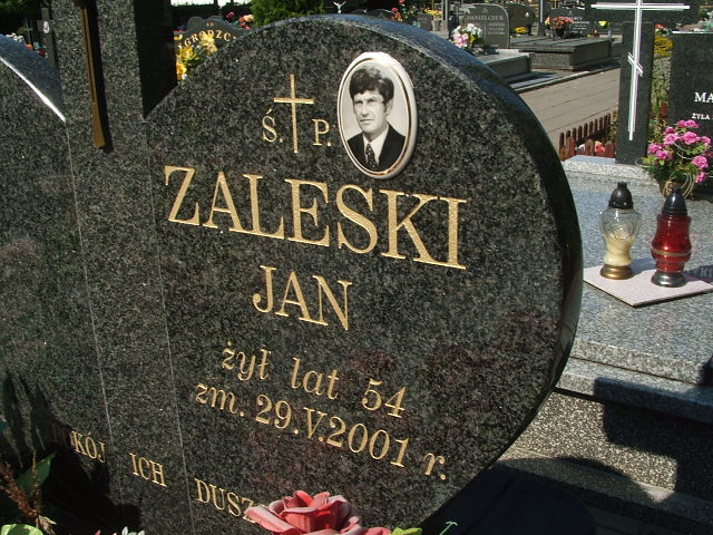 Jan Zaleski 1947 Bielsk Podlaski - Grobonet - Wyszukiwarka osób pochowanych