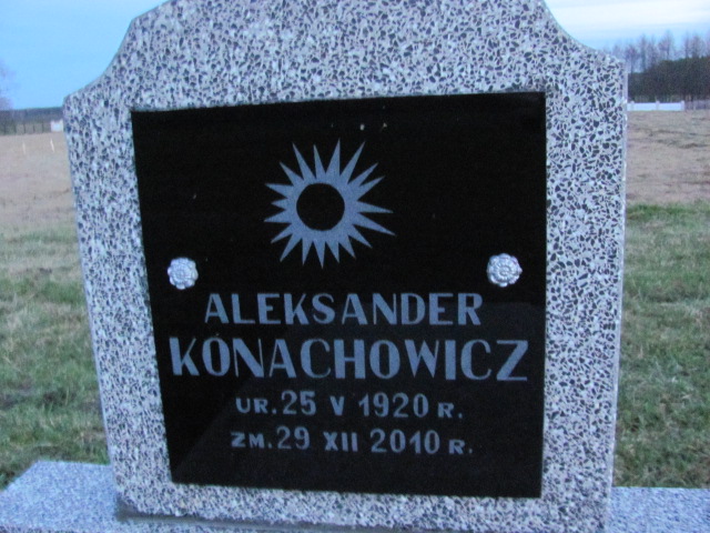 Aleksander Konachowicz 1920 Bielsk Podlaski - Grobonet - Wyszukiwarka osób pochowanych